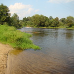 Kąpielisko na rzece Wkra w Glinojecklu