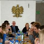 Wizyta niemieckiej i polskiej młodzieży w Starostwie Powiatowym w Ciechanowie
