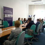 Konferencja prasowa w Urzędzie Statystycznym w Ciechanowie