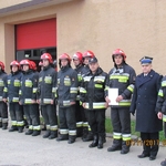 Uroczysta odprawa strażaków w Komendzie Powiatowej PSP w Ciechanowie