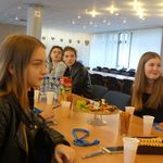 Młodzież z Niemiec z wizytą w Starostwie Powiatowym w Ciechanowie