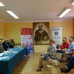 Konferencja prasowa w ZS nr 1 w Ciechanowie nt. powstania klasy mundurowej