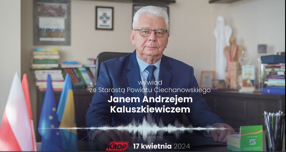 Gość Poranka Ciechanów-Jan Andrzej Kaluszkiewicz-16.04.2024 r.